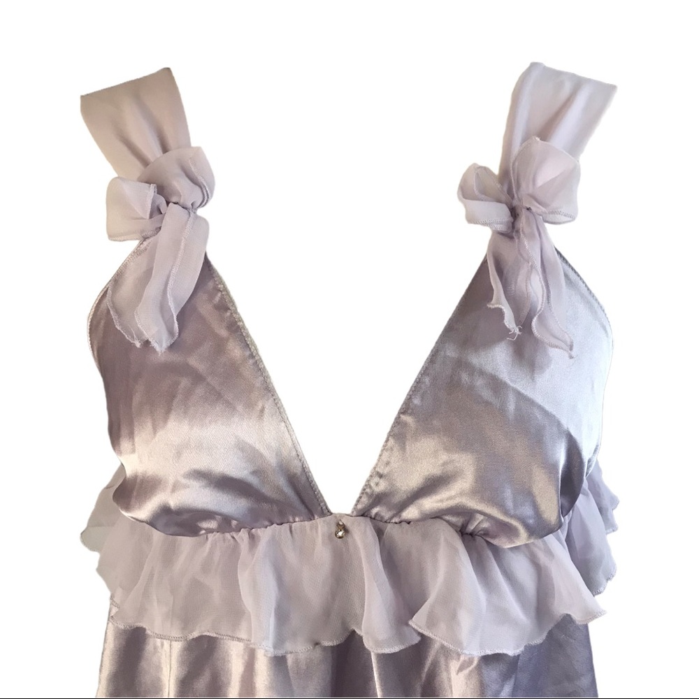Victoria’s Secret Lavender Baby Doll Lingerie Top - Picture 7 of 13